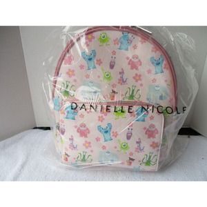 DISNEY BACKPACK ~ DANIELLE NICOLE ~ PINK ALA MODE EXCLUSIVE ~ MONSTERS INC MIKE
